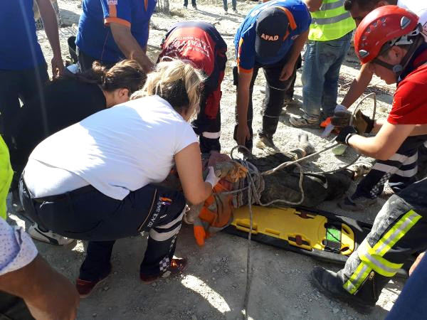 TOKİ İnşaatında 30 Metreden Düşen İşçi Yaralandı