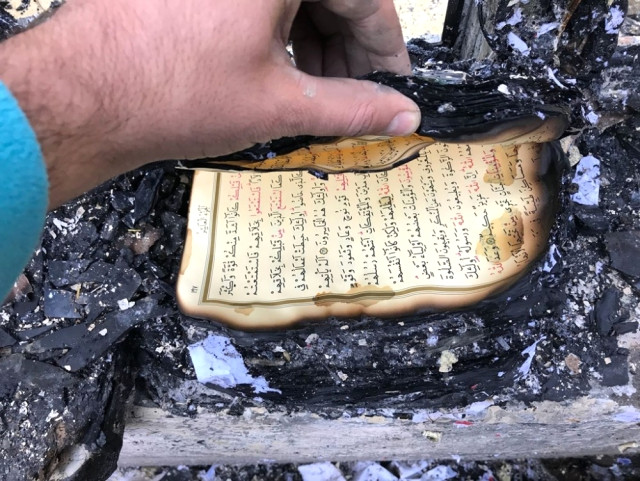 Yanan Lojmanda Kur’an-ı Kerim Zarar Görmedi