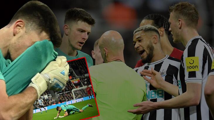 Newcastle United – Liverpool maçında inanılmaz hata! Direkt kırmızı kart gördü