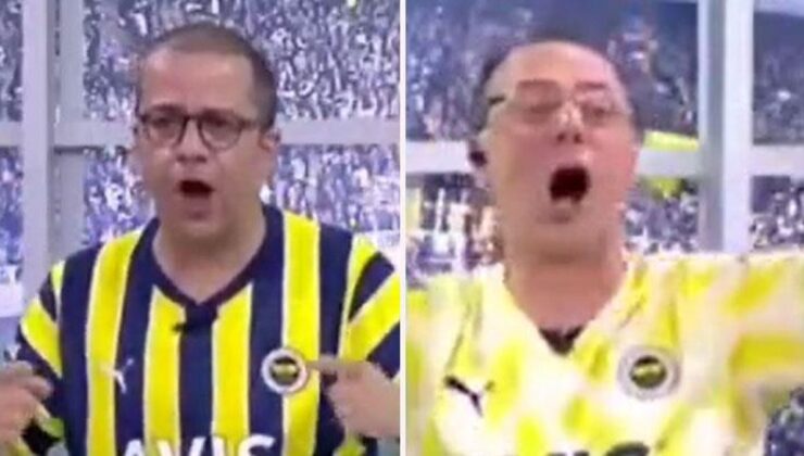Canlı yayında inanılmaz anlar! İki spiker stüdyoyu yıktı