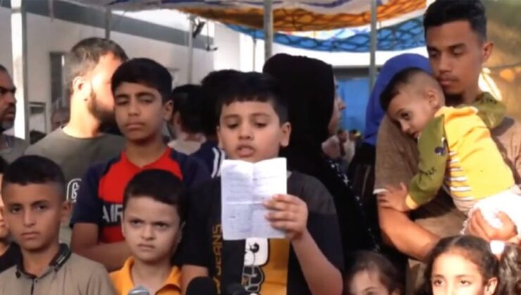 Gazze’de Şifa Hastanesi’ne sığınan çocuklar: Bırakın yaşayalım