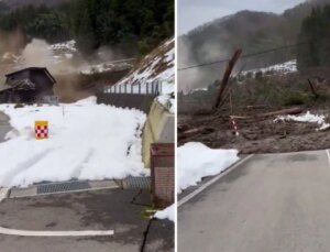 Sarsıntının 64 can aldığı Japonya’da bir felaket daha! Heyelan bölgedeki meskenlerin bir birçoklarını yuttu