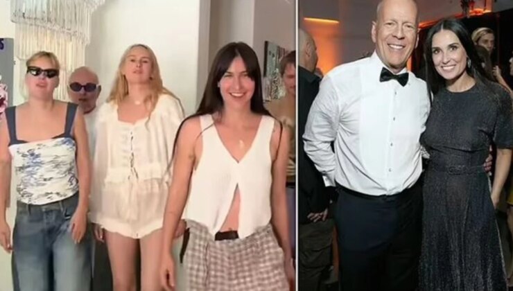 Demi Moore ve Bruce Willis’in kızlarından kendilerine ‘çirkin’ ve ‘babalarının klonları’ diyen trollere sert cevap