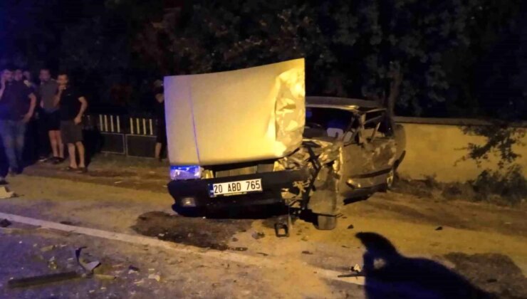 Denizli’de zincirleme kaza: 1 meyyit, 1 yaralı