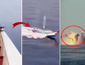 Husiler, Kızıldeniz’de İngiliz petrol tankerini bomba yüklü tekneyle vurdu