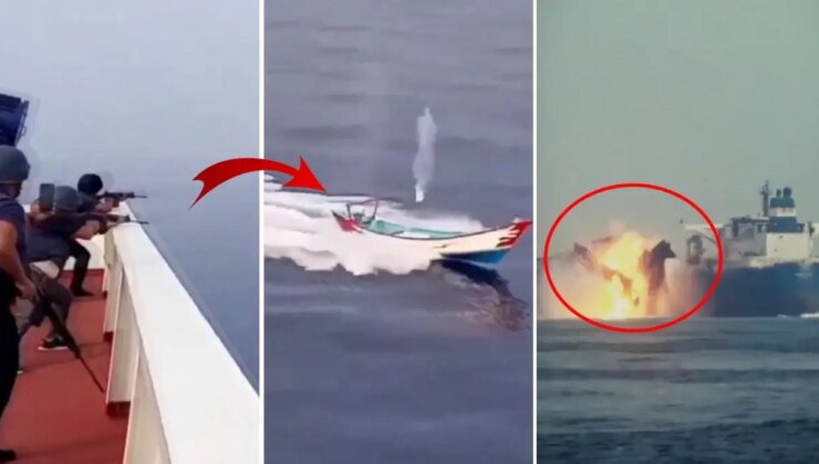 Husiler, Kızıldeniz’de İngiliz petrol tankerini bomba yüklü tekneyle vurdu