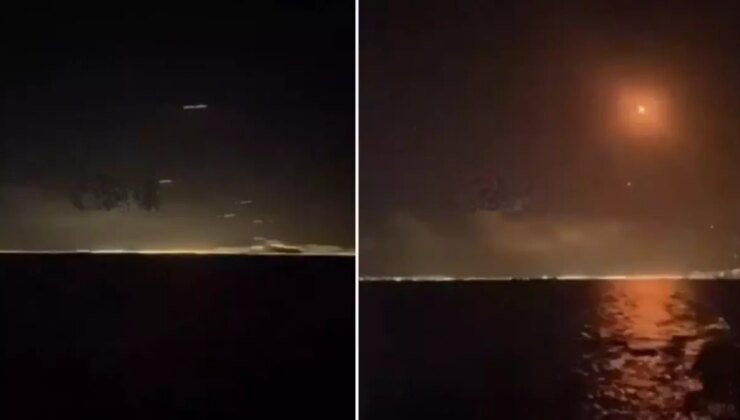 İran’ın İsrail’e attığı füzeler bir kentimizden görüldü